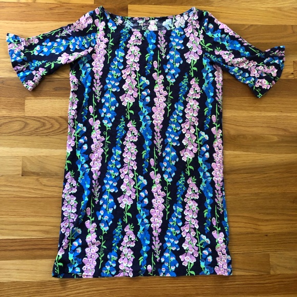 Lilly Pulitzer Dresses & Skirts - EUC Lilly Pulitzer Floral T-shirt Dress- Medium